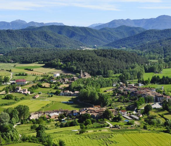 garrotxa panorama groen